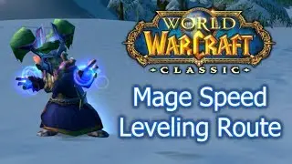 Classic WoW: Mage Speed Leveling Route PART 4 (Level 12 Craft Wand/Flight paths/Darkshore)