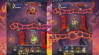Solo Raid - Golemagg - Boss 6 - Molten Core - Warcraft Rumble - Free to Play