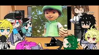 My Hero Acedemy React To BoBoiBoy
