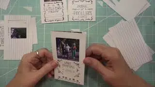 Index Card Series #19: Elongated Polaroids for Journaling