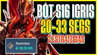 🔸BATALLA DEL TIEMPO🔸BoT S16🔸IGRIS🔸20-33 Segs🔸2 ESTRATEGIAS🌟SL Arise🌟