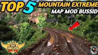 СКАЧАТЬ! 🔥 Топ-5 экстремальных горных карт для Bus Simulator Indonesia | Bussid Mod Map 4.3.3