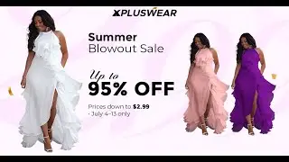 Xpluswear Summer Sale | Get up to 95% OFF, with prices starting at just $2.99🔥 #plussizefashion