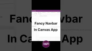 Animated Navbar in Canvas App #shorts #shortvideo #powerapps #canvasapp #powerplatform
