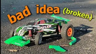 Rustler beats my speed record! (didn't end well)