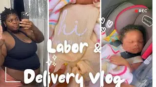 Labor & Delivery Vlog  | Induced at 39 weeks | Welcoming Lehlani Dream