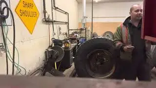 Делаю Шиномонтаж двух колёс 22,5/Tire change on two trailer wheels