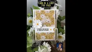 Fun Fold Card in a Card With Ornate Garden DSP