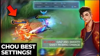 CHOU SUPER SMOOTH ULTRA SETTINGS! CHOU BEST SETTINGS FOR HIGH DAMAGE! MLBB