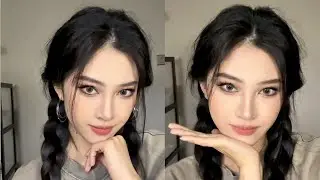 foxy jennie kim cat eye makeup tutorial 💌 korean douyin makeup tutorials