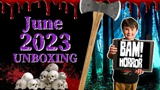 Bam Horror Box June 2023 Autograph Mystery Subscription Box Unboxing & Review
