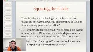 Lecture 13: Cryptocurrency and Anonymity