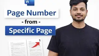 How to Insert Page Number in Word from Specific Page