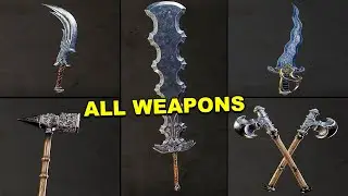 Blades Of Fire - All Weapons & Parts Showcase