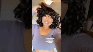 Rose Curl Bang Wig Longer Length | Hot Beauty Hair