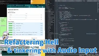 【 Livecoding 】 I NEED MY VOICE SO I CODE ( Voice Recognizer , OBS Overlay) / Livestream