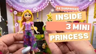 Disney Princess Advent Calendar Unboxing 🎀✨ | 3 Mini Dolls, Fashions & 24 Surprises