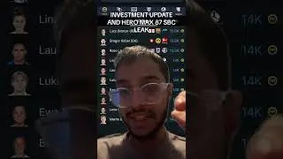 INVESTMENT UPDATE AND HERO MAX 87 SBC LEAK #eafc #eafc24 #eafc24ultimateteam