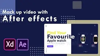 Apple UI Mock up with after effects (part 2) | Mock up with after effects | basic UI Mock Up