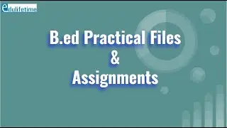 B.ed 2nd year details of all files to prepare (Task Assignment, Class Assignment and Others Files)