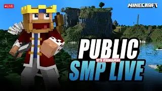 Minecraft SMP Live 🔴 Java/Bedrock | Public Server Gameplay #minecraft #minecraftlive