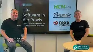 Vergleich von HR Software am Beispiel von personio, HCM4all und rexx systems