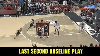 Baseline Play vs Man Defense