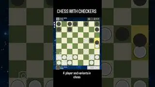 chess with checkers #ChessWorld #ChessContent