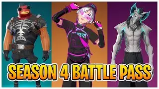 ENTIRE Chapter 4 - Season 4 Battle Pass (Fortnite LAST RESORT)