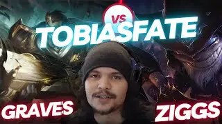 TOBIASFATE | GRAVES VS ZIGGS | MID GAMEPLAY | Patch 13.24 / Season 13 | #LeagueofLegends