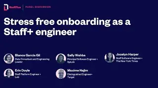 Stress free onboarding as a Staff+ engineer | LeadDev Broadcasts