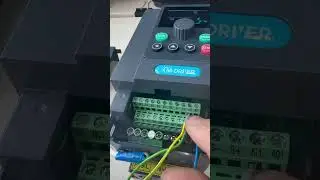 Подключение внешнего потенциометра к частотному преобразователю M-driver M900G
