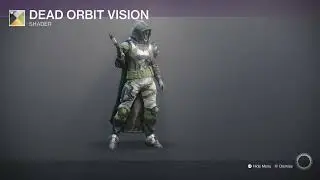 Destiny 2 Hunter with Techeun's Regalia Ornaments and Dead Orbit Vision Shader