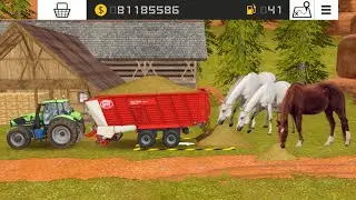 Horse Feeding With Grass In Fs 18 || Farming Simulator 18 || Timelapse