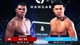 Muhammad Ali vs Joe Louis FULL FIGHT | Undisputed Boxing Game AI Simulation