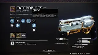 D2 VoG Day 1 - God Rolled Fate Bringer & Hezen Vengeance