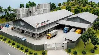 Miniature World | Full Donut Factory Production in Indonesia | Realistic Large-Scale Diorama