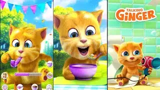 Talking Ginger 2 Vs Talking Ginger Best Funny Gameplay and Walkthroughs: Android and iOS Games