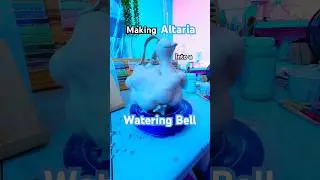 Making Altaria into a watering bell! #pottery #pokemon #altaria #wateringbell #gardening #sculpture
