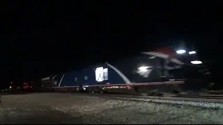 AMTK 358 and 357 Leading Amtrak P052-07 | Folkston Winterwatch 2024