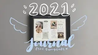 iPad Journal | New January 2021 Planner, Free Template and Stickers✨