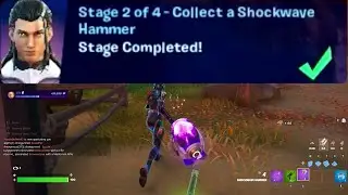 Collect a Shockwave Hammer Fortnite