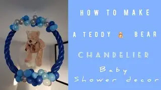 Teddy Bear themed hula hoop design | Baby Shower