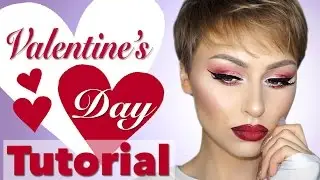 Cranberry Eyeshadow Tutorial for Valentine's Day | Alexandra Anele