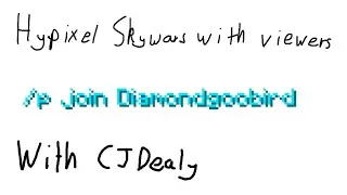 PLAYING WITH VIEWERS! Hypixel Skywars Open Party /p join Diamondgoobird