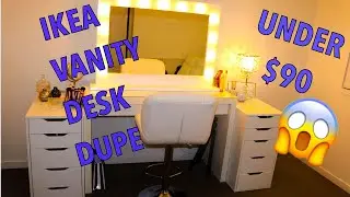 IKEA ALEX DESK DUPE DIY UNDER $90