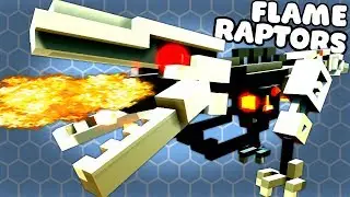 FLAME RAPTOR CHALLENGE - Clone Drone in the Danger Zone Gameplay