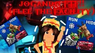 Jogando FTF!! Flee the facility*fui noob?*|Manuzinha gameh!