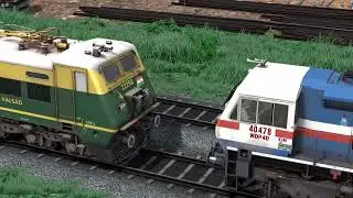 GARIBRATH EXPRESS RESCUED BY WAP4|BUMPY RAILROAD|RAILWORKS GAMEPLAY|TRAIN VIDEOS|TRAINS CROSSINGS