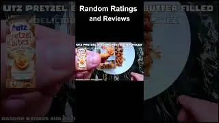 Utz Pretzel Bites Peanut Butter Filled #RandomRatingsandReviews #oban #snacks